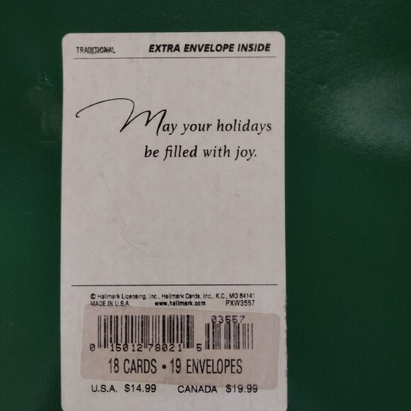 NIB LOT OF 2 - HALLMARK Holiday Greeting Cards - Picture 5 of 6